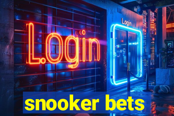 snooker bets