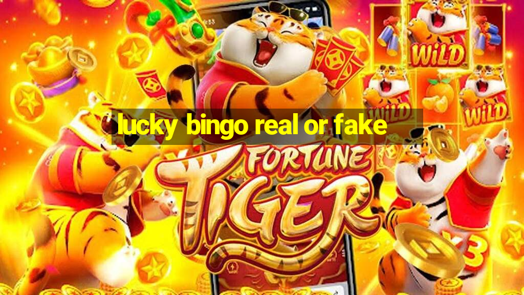 lucky bingo real or fake