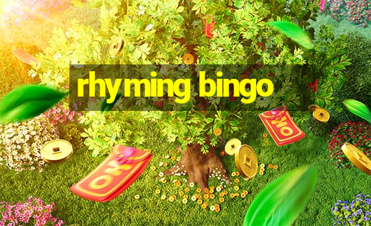 rhyming bingo