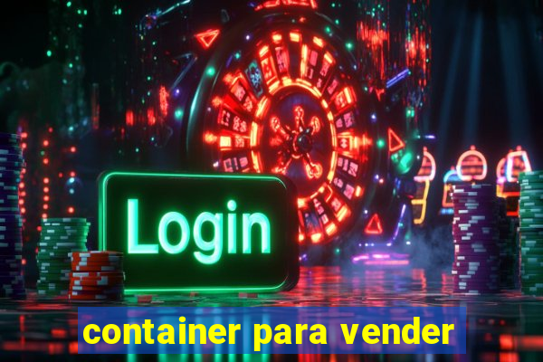 container para vender