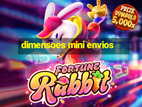 dimensoes mini envios