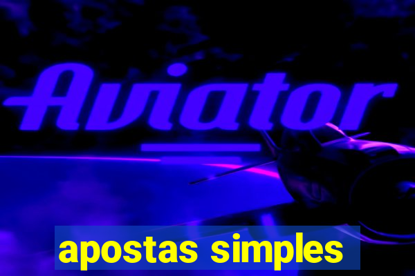 apostas simples