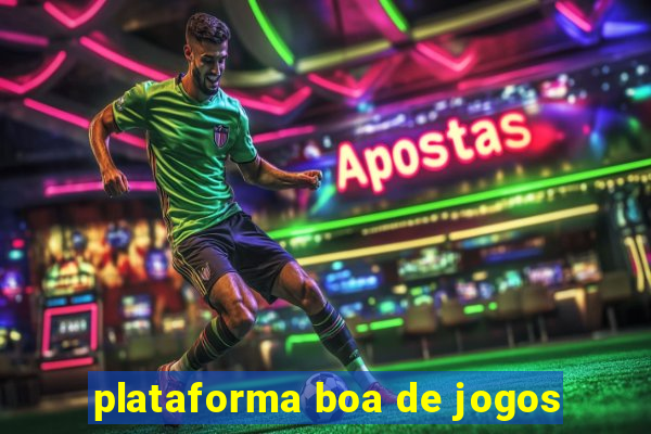 plataforma boa de jogos