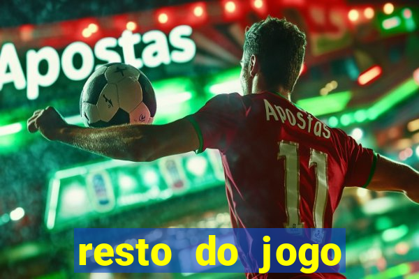 resto do jogo placar atual