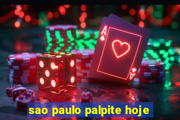 sao paulo palpite hoje