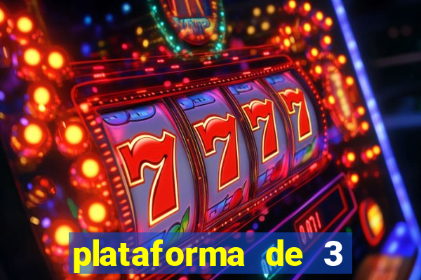 plataforma de 3 reais slots