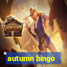 autumn bingo