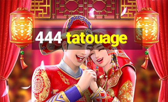 444 tatouage