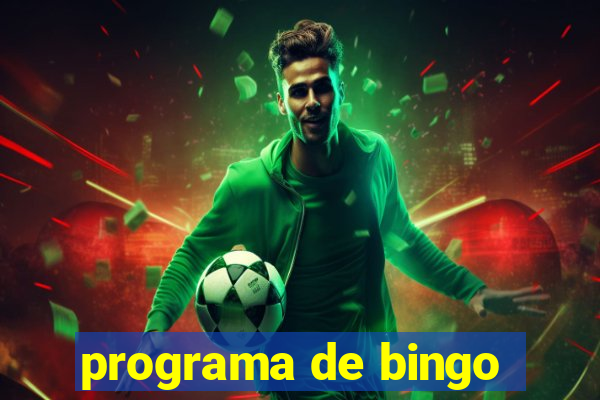 programa de bingo