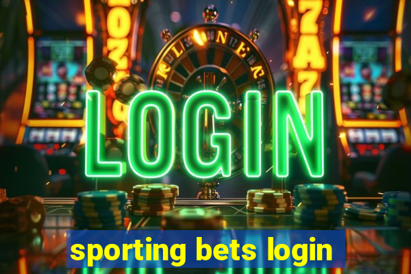 sporting bets login