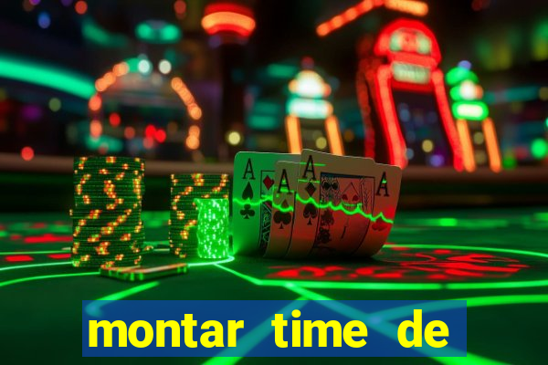 montar time de futebol site