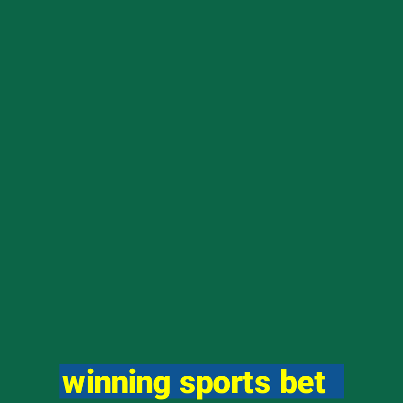 winning sports bet