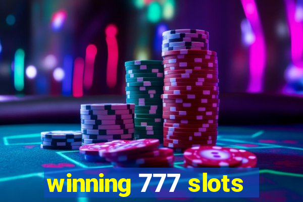 winning 777 slots