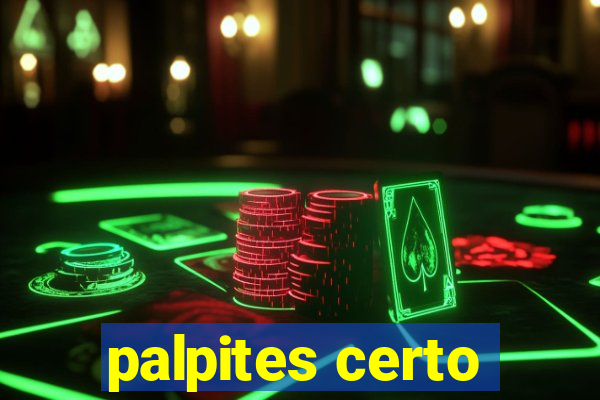 palpites certo