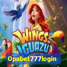 Opabet777login