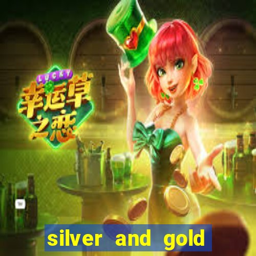 silver and gold slot machine