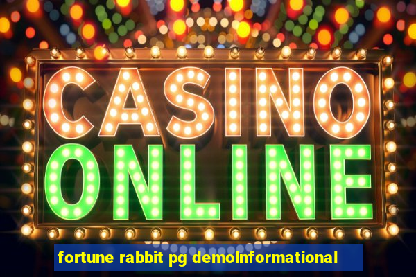 fortune rabbit pg demoInformational