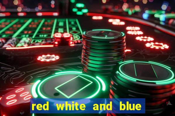 red white and blue slot machine