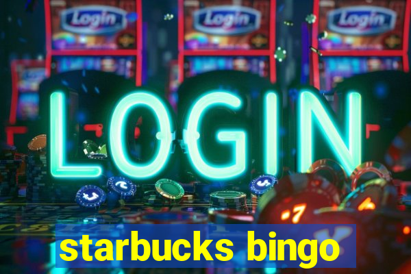 starbucks bingo