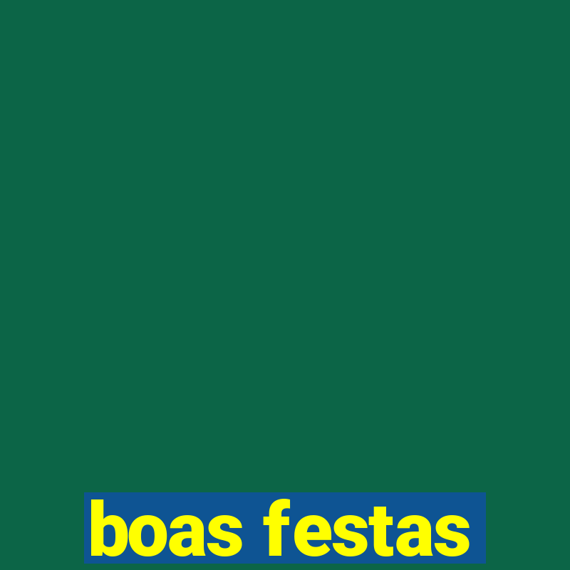 boas festas