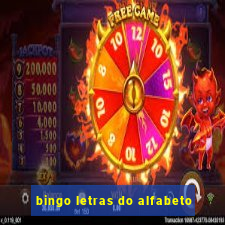 bingo letras do alfabeto