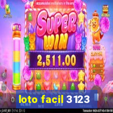 loto facil 3123