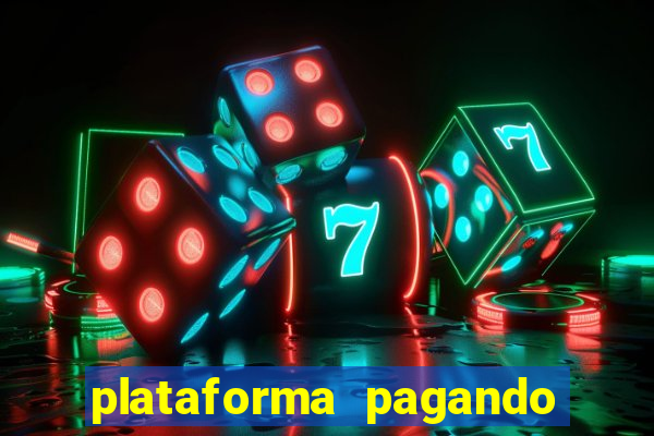 plataforma pagando no cadastro slots