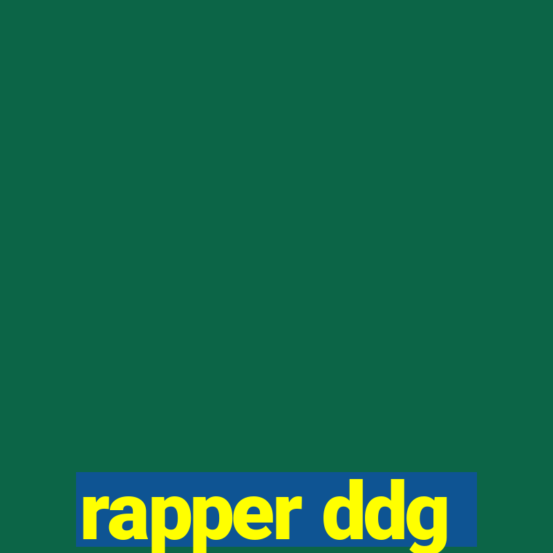 rapper ddg