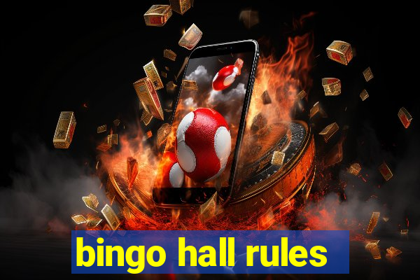 bingo hall rules