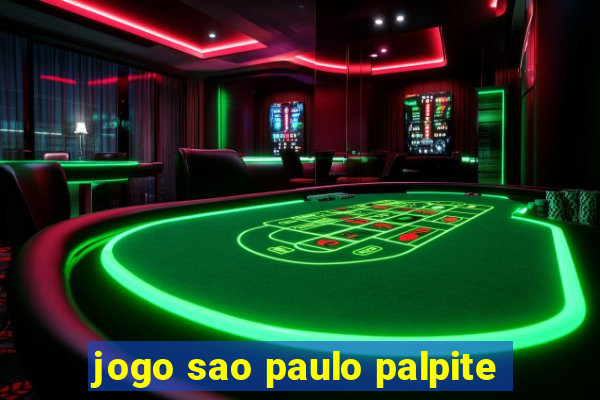 jogo sao paulo palpite