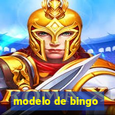 modelo de bingo