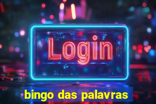 bingo das palavras