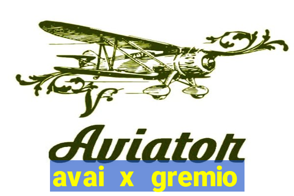 avai x gremio novorizontino palpite