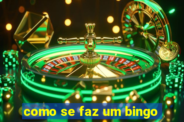 como se faz um bingo