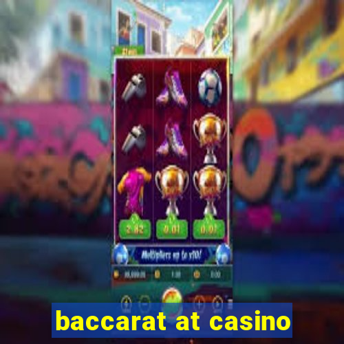 baccarat at casino