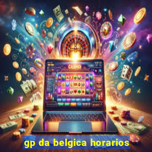 gp da belgica horarios