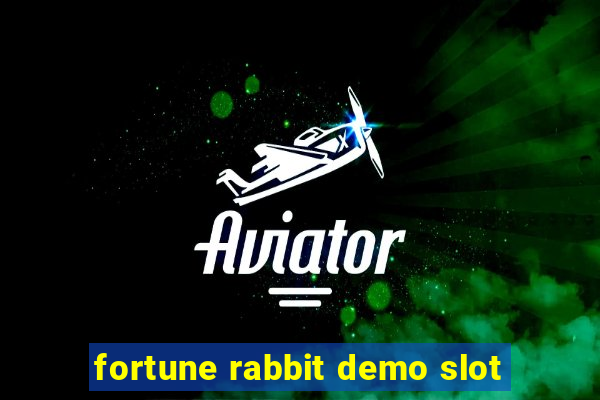 fortune rabbit demo slot