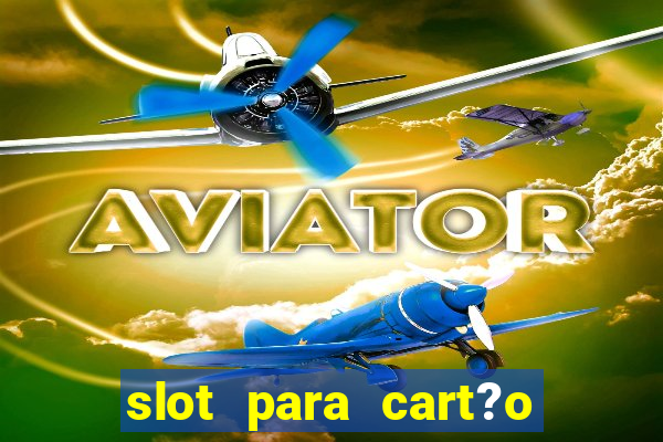 slot para cart?o de memória o que significa