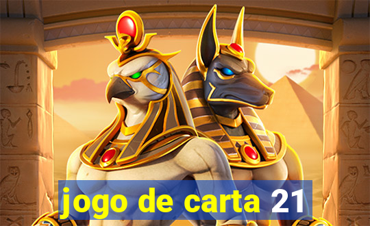 jogo de carta 21