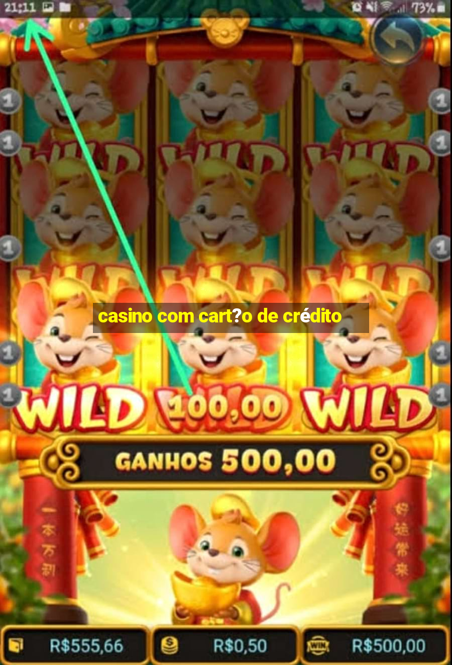 casino com cart?o de crédito