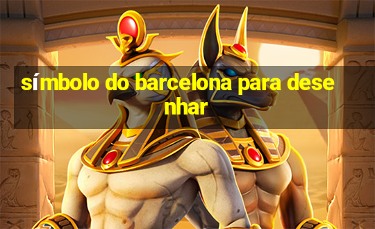 símbolo do barcelona para desenhar