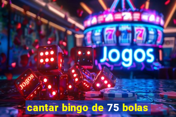 cantar bingo de 75 bolas