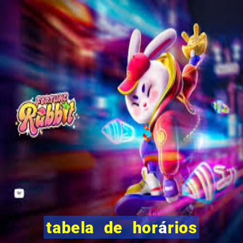 tabela de horários fortune tiger