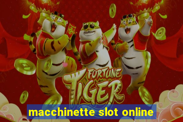 macchinette slot online