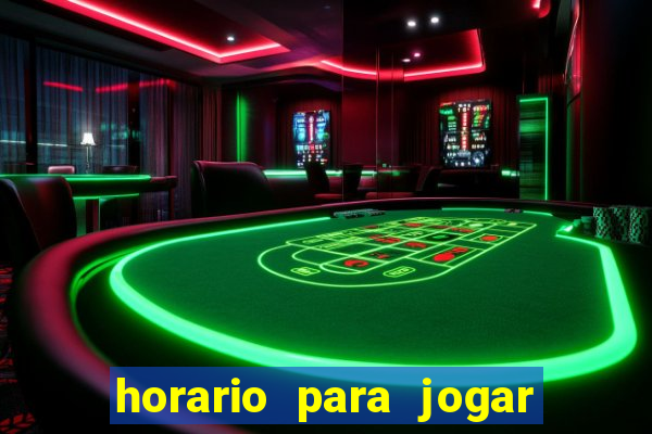 horario para jogar fortune coelho