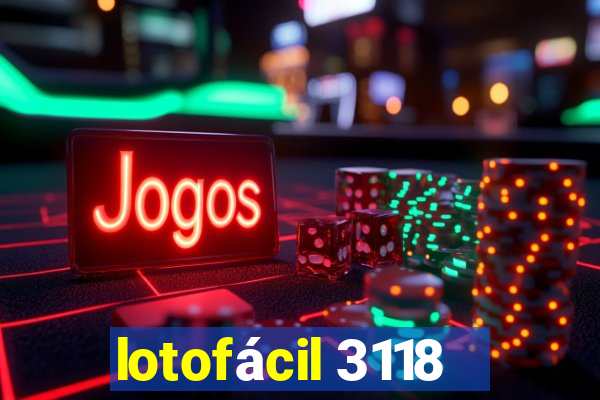 lotofácil 3118