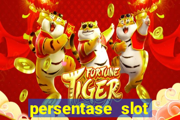 persentase slot hari ini