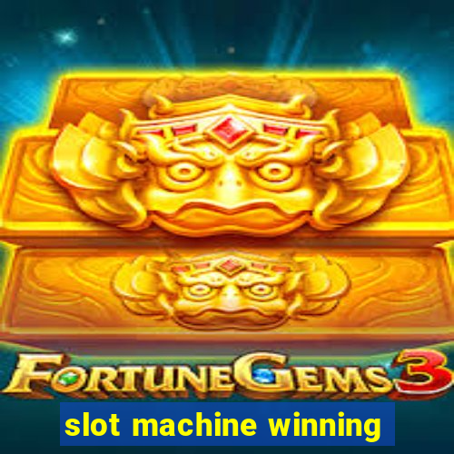 slot machine winning