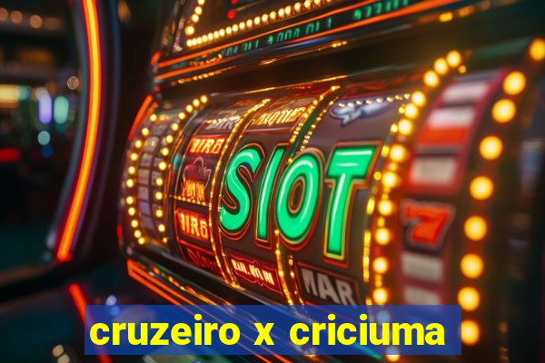 cruzeiro x criciuma