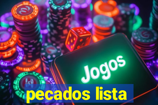 pecados lista